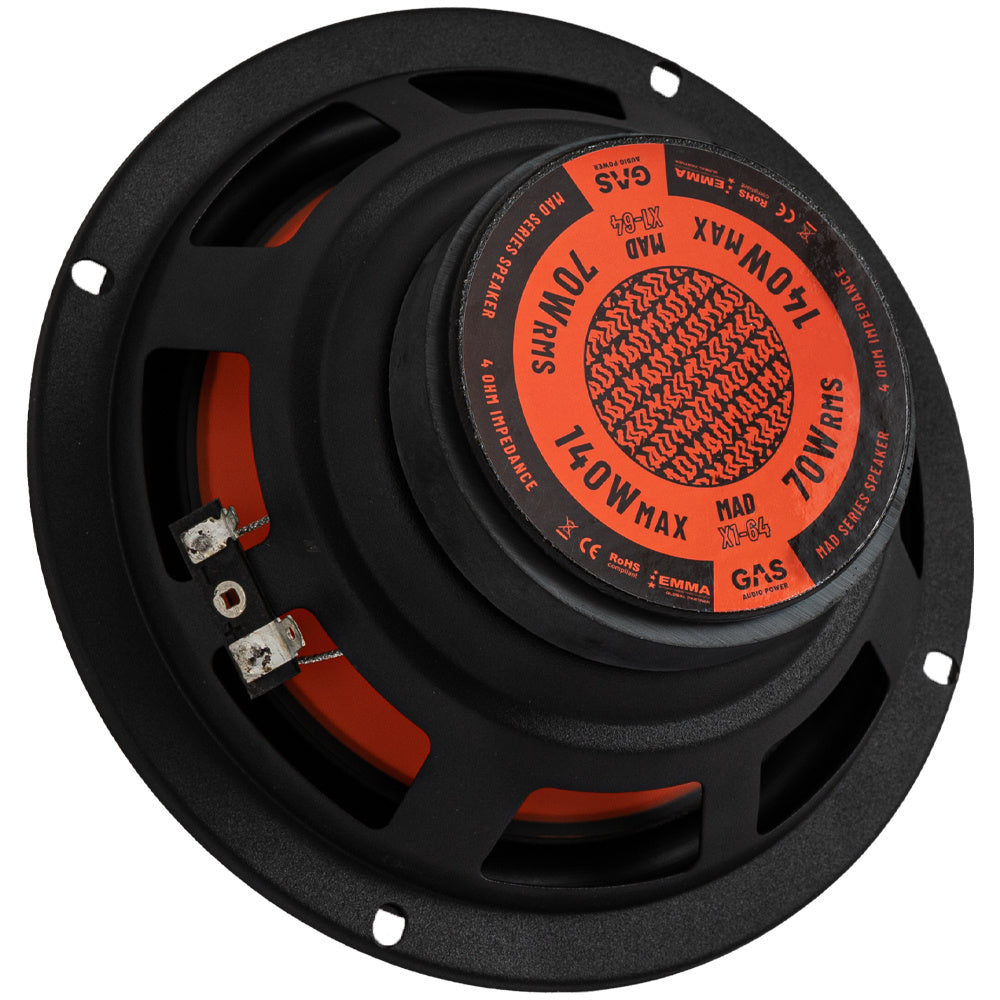 GAS 6.5" MAD K1 & X1-högtalarpaket, VW/Skoda/Seat 1997-2014