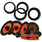 GAS MAD K2/X2 6.5" högtalarpaket, Volkswagen Golf Mk5