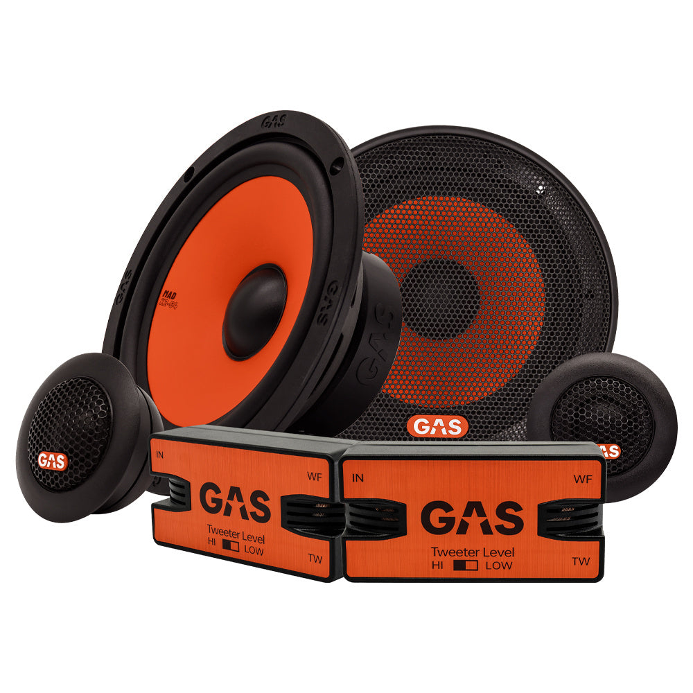 GAS MAD K2/X2 6.5" högtalarpaket, Volkswagen Golf Mk5
