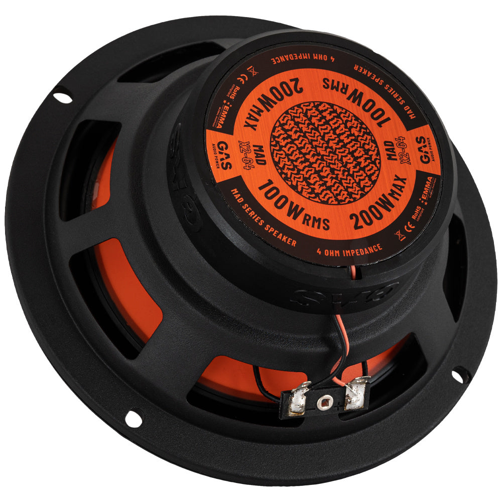 GAS MAD K2/X2 6.5" högtalarpaket, VW/Skoda/Seat 1997-2014