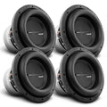 4-pack DS18 ZXI8.2D, långslagigt 8 tums baselement