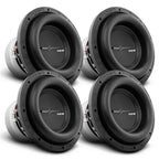 4-pack DS18 ZXI8.2D, långslagigt 8 tums baselement