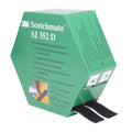 Kardborreband, 25 mm x 5 m, svart