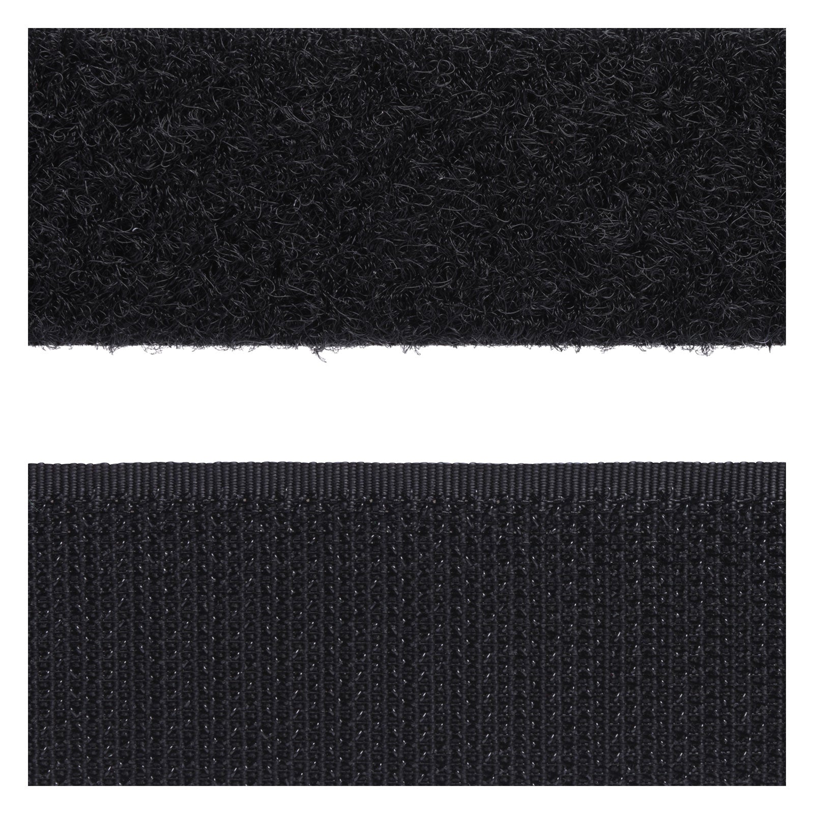 Kardborreband, 25 mm x 5 m, svart