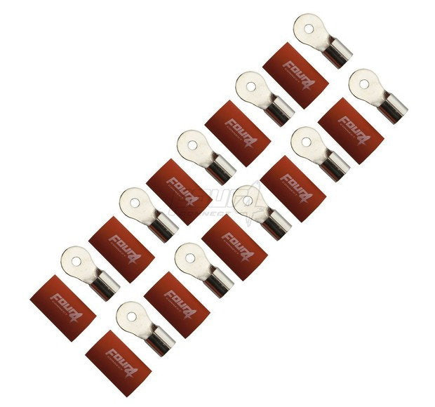 4Connect 4-690932 M4 ring kabelsko 20mm², 10x röd