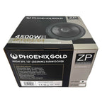 Phoenix Gold ZP12D4 – 12″ STREETBASS SUBWOOFER