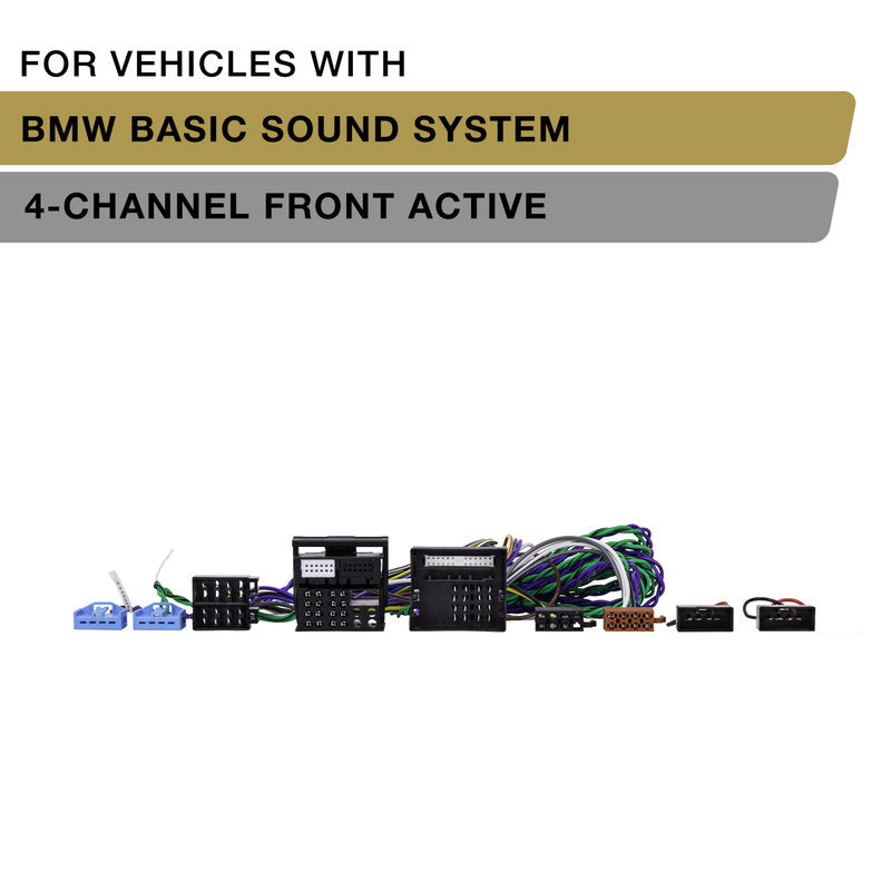 Phoenix Gold ZDT-BMW1 Active cable for BMW with Basic Sound System with a Quadlock