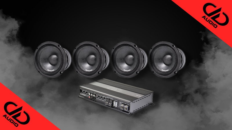 DD Audio Paket 4x6.5" Middar med steg