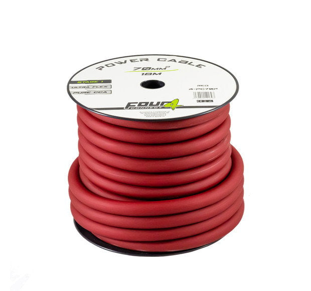 FOUR Connect 4-PC70P Strömkabel 70 mm2 röd 18m