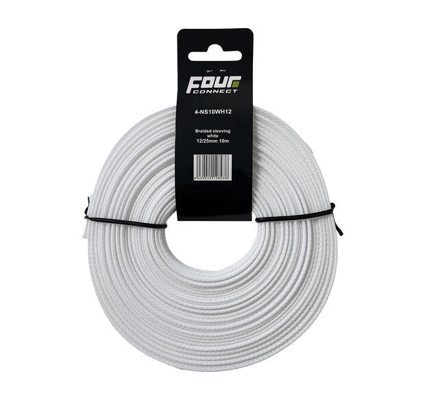 FOUR Connect 4-NS10WH12 Nylonsock White 12/25mm 10m