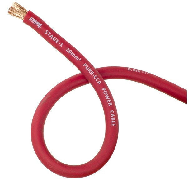 4Connect 4-PC20P strömkabel 20mm2 röd 50m