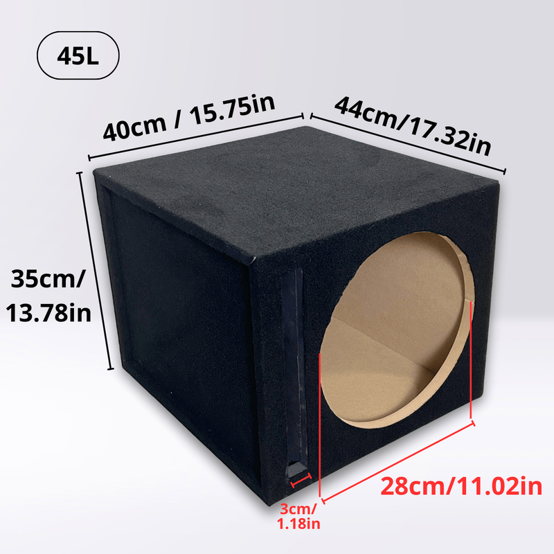Reflex Box to be assembled - BOX for Subwoofer 15"