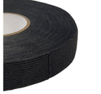 FOUR Connect PET Fleece Tape, W:19mm, L:25m/roll, black color, tearable