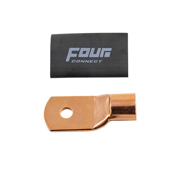 FOUR Connect 4-690394 STAGE3 OFC M8 ring terminal 70-100mm2, 10x black