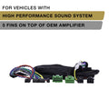 Phoenix Gold ZDC-VOL1 330cm cable with Volvo connectors for Volvos with 5 flanges on amp