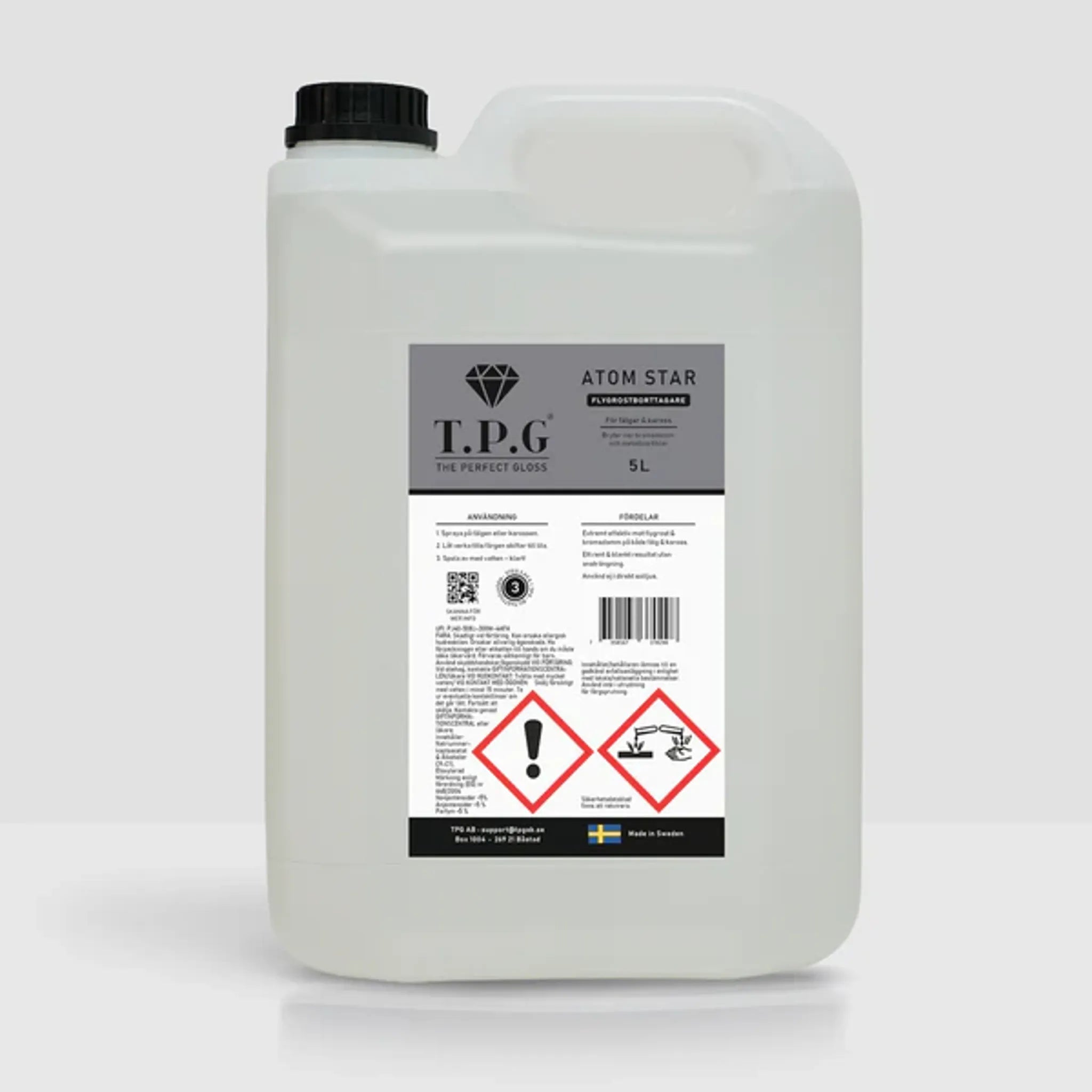 TPG Atom Star - Fälgrent & Flygrostborttagning 5L