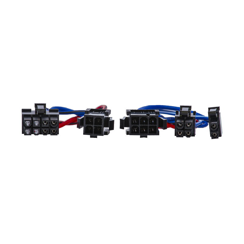 Phoenix Gold ZDT-MWAY Adapter harness from Musway M6v3 to ZDA6.8 with a 2-pin, 4-pin, 8-pin connector