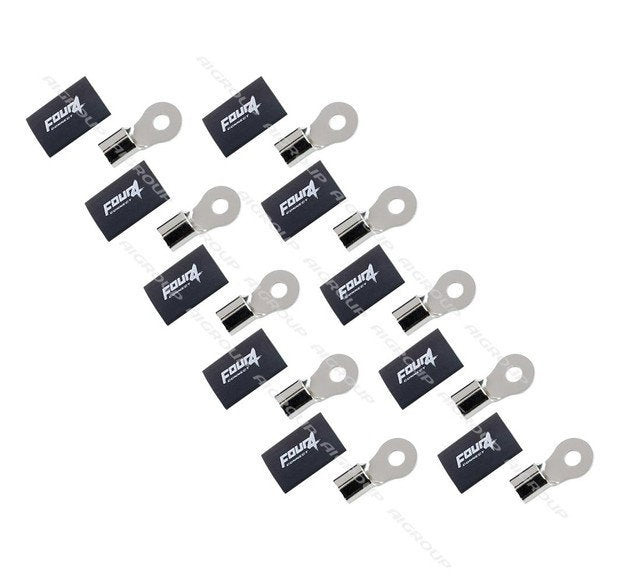 4Connect 4-690954 M6 Ring Kabelsko 20mm², 10x Svart