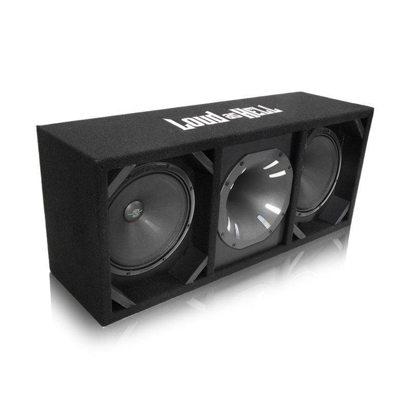 2x8" AP-M80SQL Pro låda med Inferno Horn