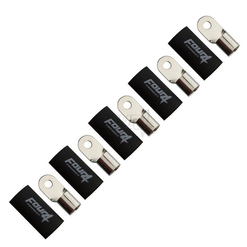 4Connect 4-690955 M6 Ring Kabelsko 35mm², 5x Svart
