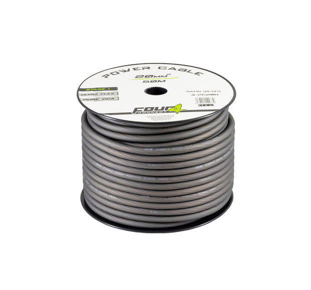 4Connect 4-PC20N strömkabel 20mm2 mörkgrå 50m