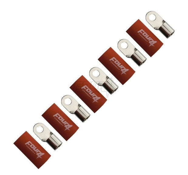 4Connect 4-690943 M8 Ring Kabelsko 35mm², 5x Röd