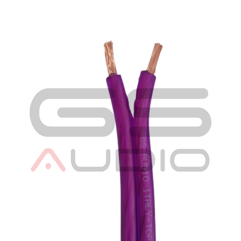 GS Audio 2x6mm2 högtalarkabel