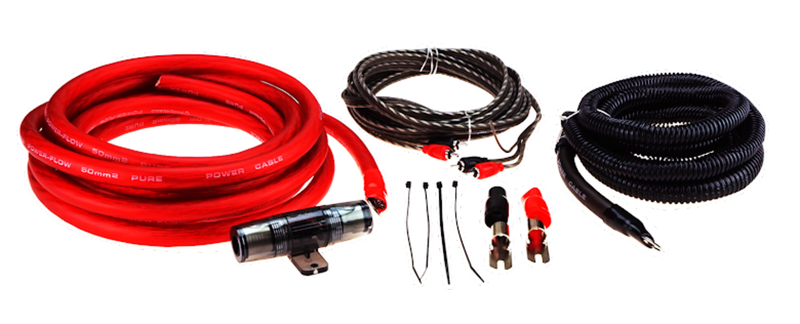 Phoenix Gold 50MM² / 0AWG, 2500W PURE CCA INSTALL KIT - ZXK50