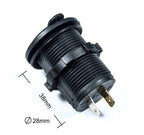4Connect 4-600153 Vattentätt USB-uttag 12/24V