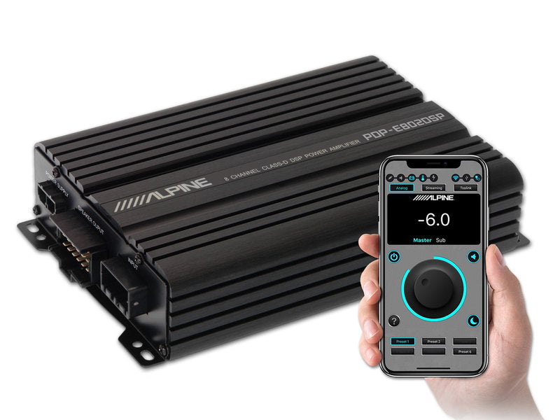 ALPINE DSP AMPLIFIER 8 CHANNELS GEN2 - PDP-E802DSP