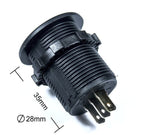 4Connect 4-600155 Voltmätare / Amperemätare 12 / 24V