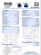 GS Audio Tweeter TW27NEO