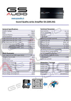GS Audio 500.4SQ