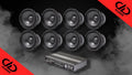 DD Audio Paket 8x6.5" Middar med steg