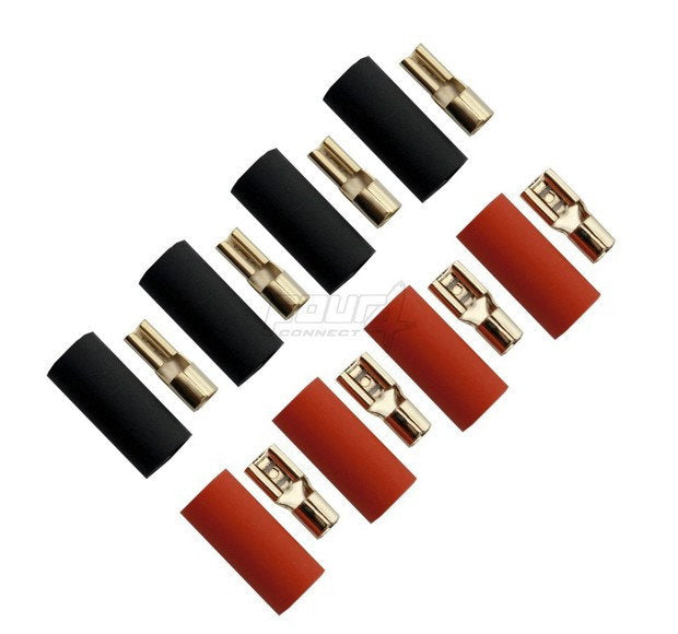 4Connect 4-690753 flat kabelsko 6.0mm2 - 2x2.8mm/2x4.8mm röd + 2x2.8mm/2x4.8mm svart