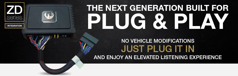 Phoenix Gold ZDAP-VOL1 Plug & Play DSP Power-Up Kit for Volvo vehicles from 2018 – Up with 5-fin OEM amplifier