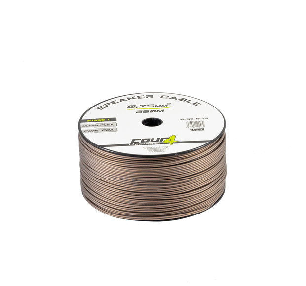 4Connect 4-SC0.75 högtalarkabel 0.75mmq OFCA 250m