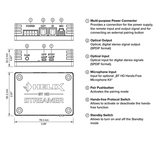 Helix BT HD Streamer