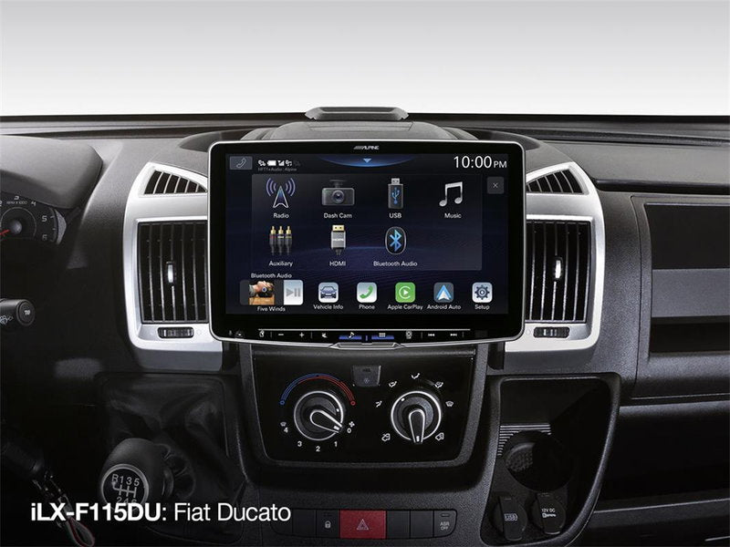 Alpine 11" Digital Media Station Wireless CarPlay kit for Ducato -21