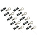 4Connect 4-690961 M8 Ring Kabelsko 10mm², 10x Svart