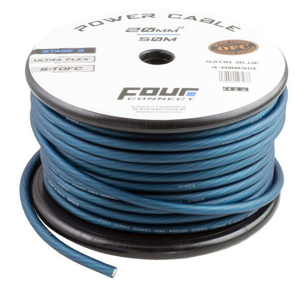 FOUR Connect 4-800313 STAGE3 20mm2 Satin Blue S-TOFC power cable
